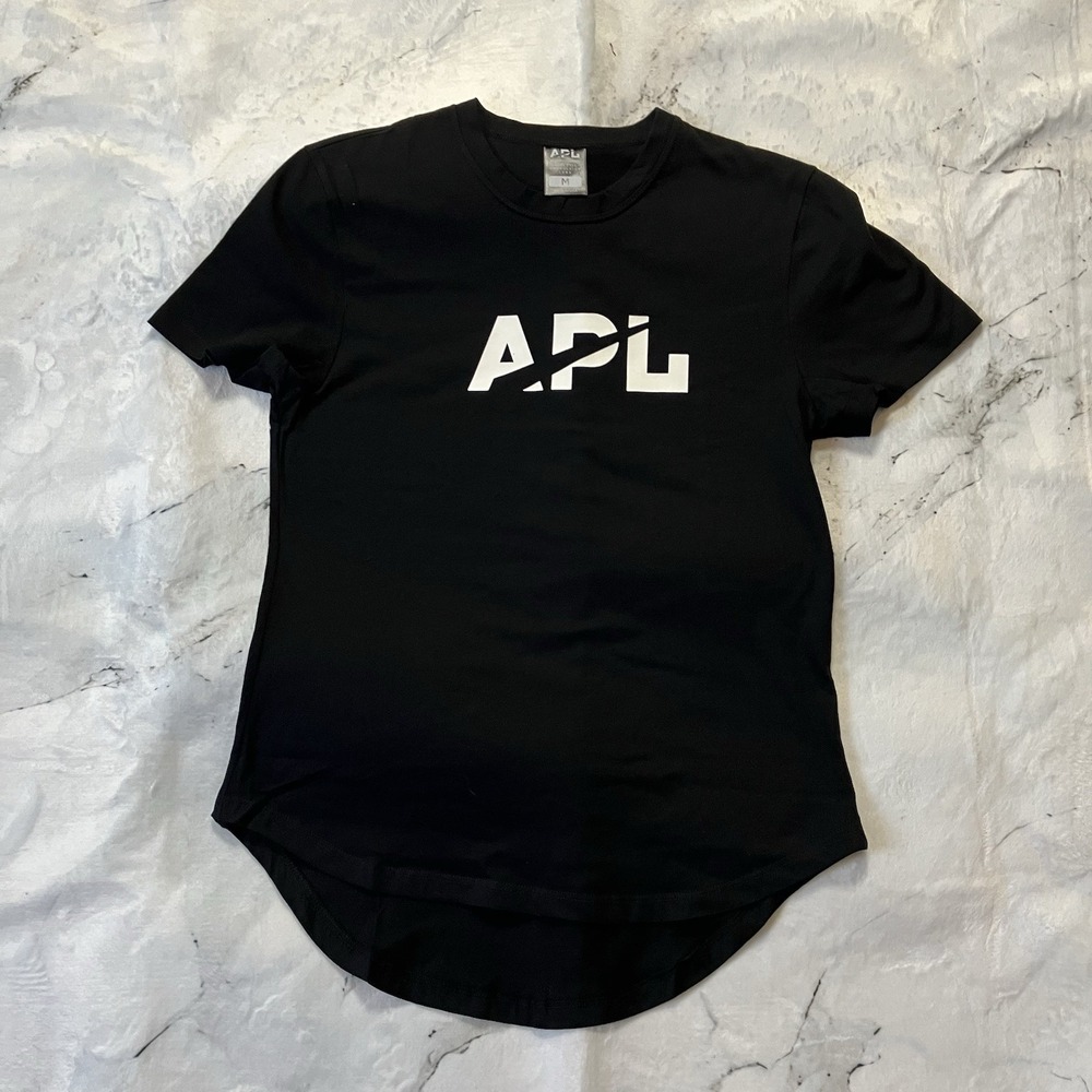 APL Athletic Propulsion Labs Shirt Womens Sz Medium Black The Perfect Tee